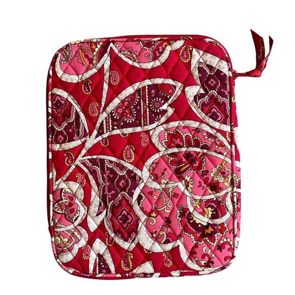 Vera Bradley Handbags - Vera Bradley Rosie Posies Tablet iPad Sleeves Case Cover Red Floral Pattern EUC